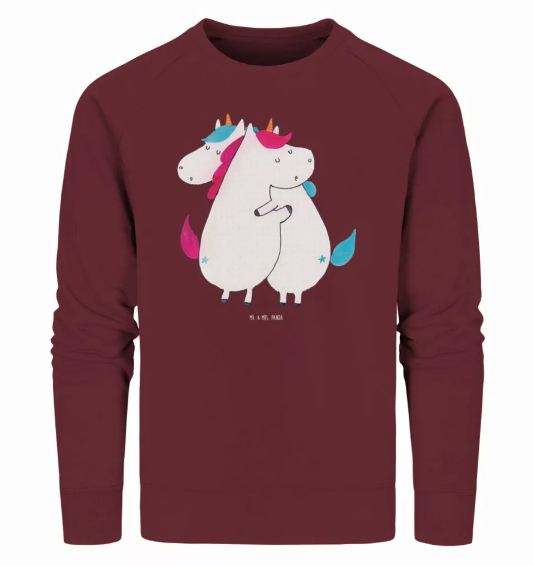 Mr. & Mrs. Panda Longpullover Größe M Einhörner Umarmen - Burgundy - Gesche günstig online kaufen