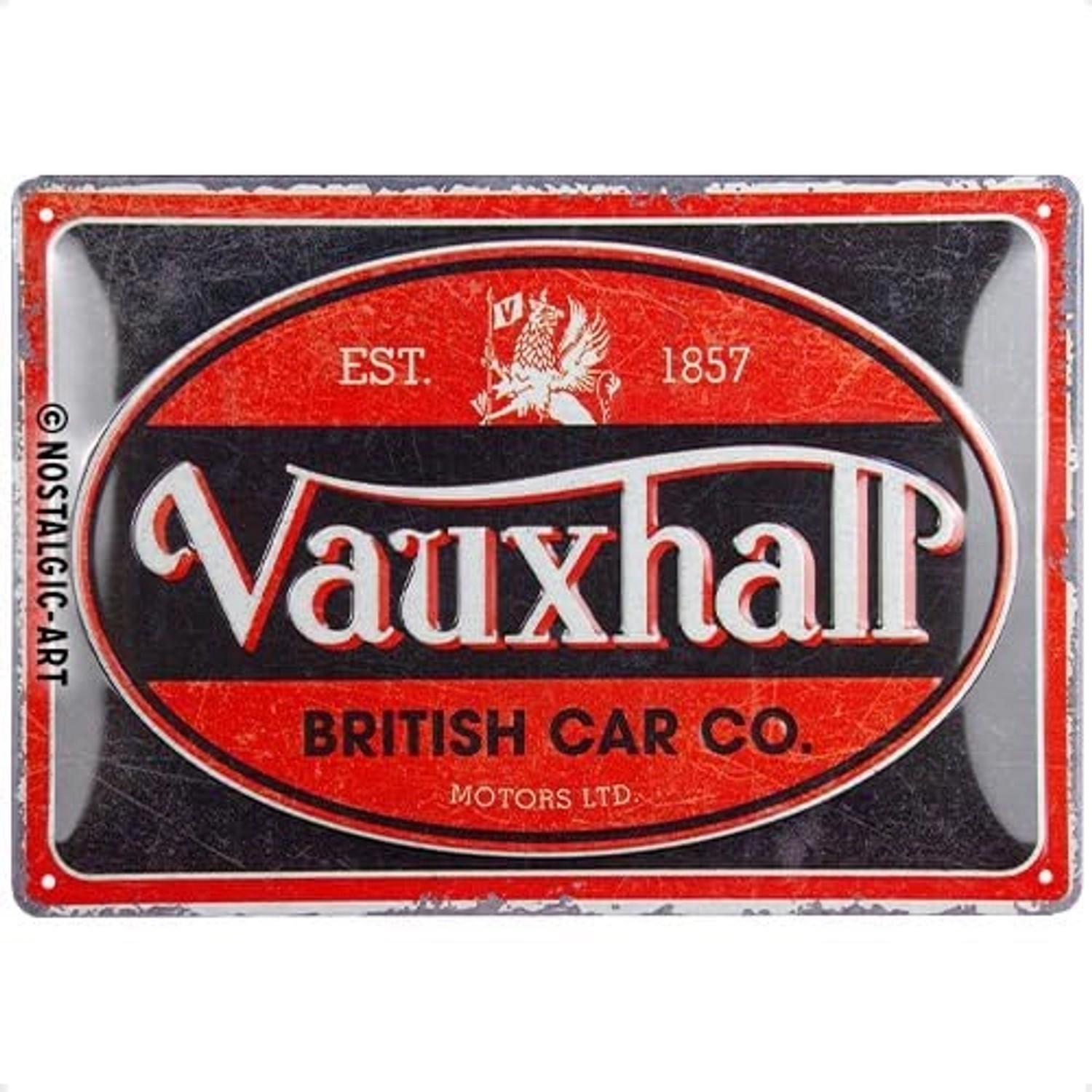 Nostalgic-Art Blechschild 20 x 30cm - Vauxhall - Vintage Oval günstig online kaufen