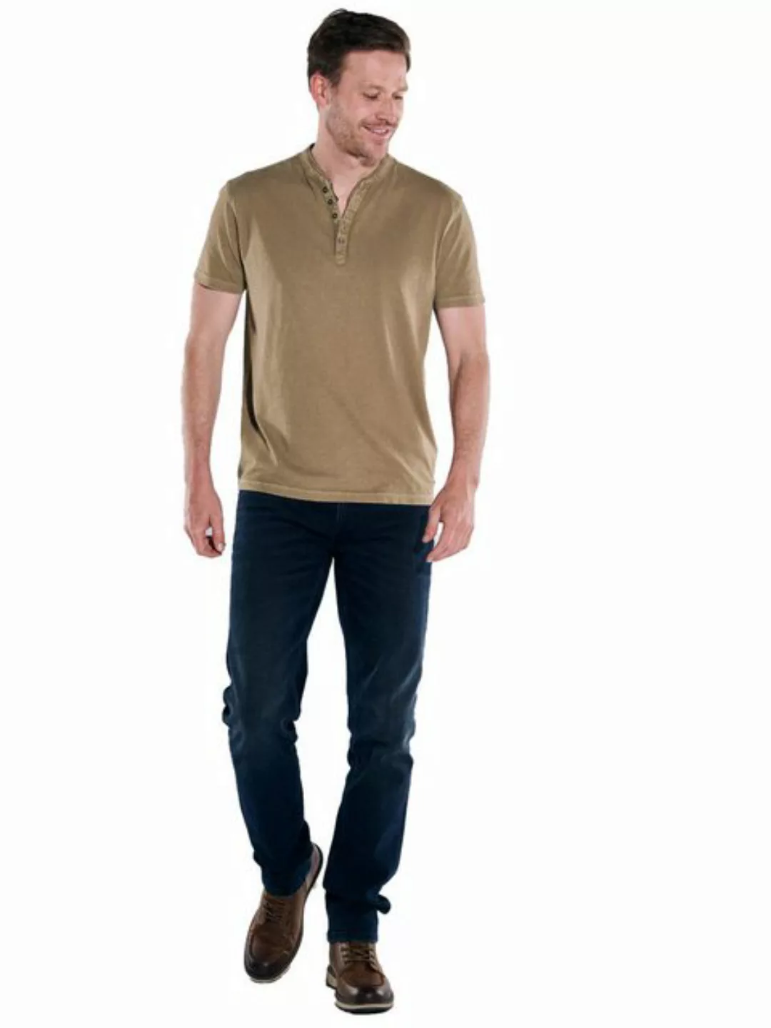 Engbers T-Shirt Henley-Shirt uni günstig online kaufen