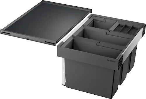 Blanco Mülltrennsystem »Flexon II 60/4«, 4 Behälter, Kunststoff, Stahlblech günstig online kaufen