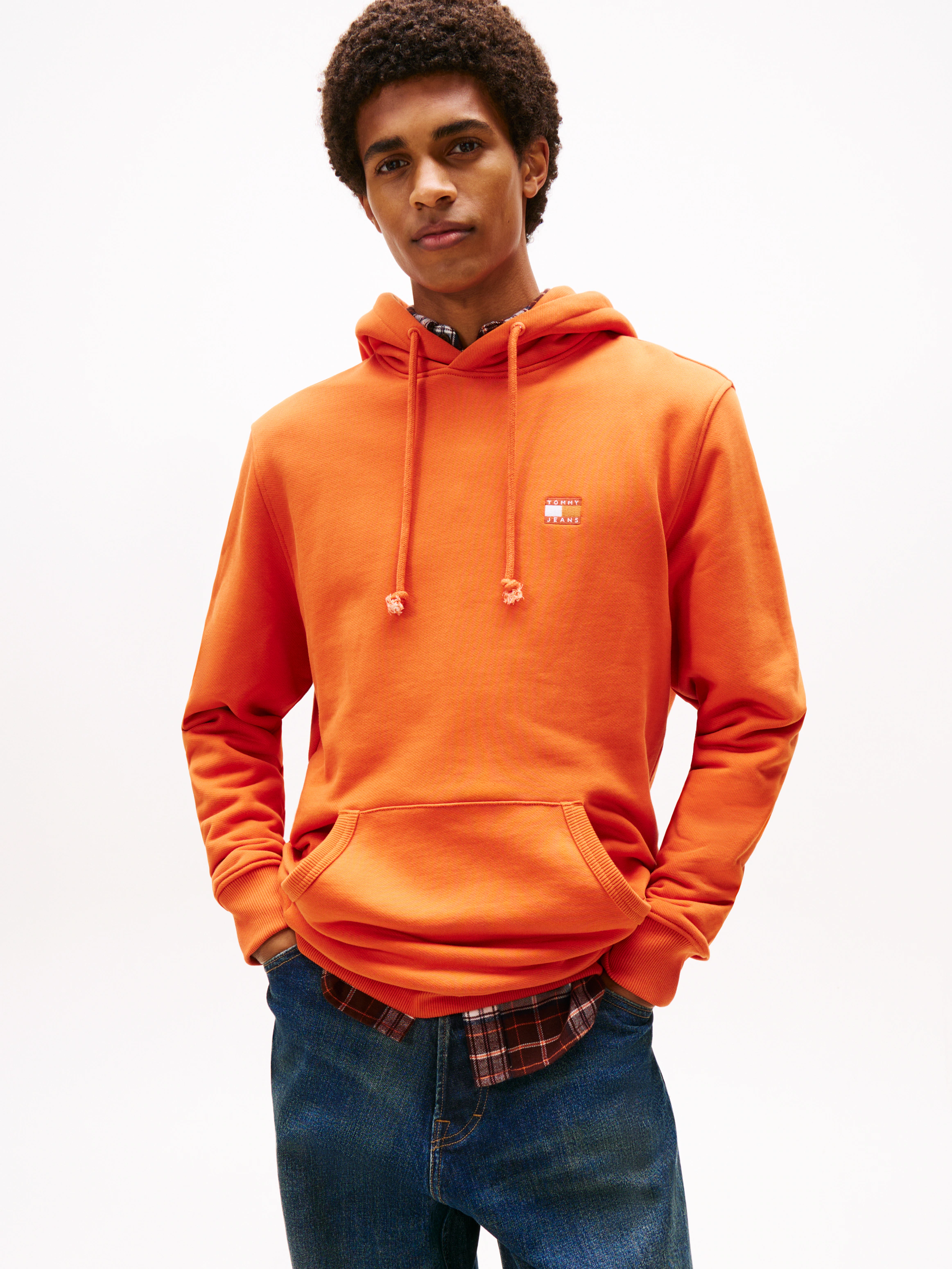 Tommy Jeans Hoodie "TJM REG BADGE HOODIE EXT", Mit Rundhalsausschnitt günstig online kaufen