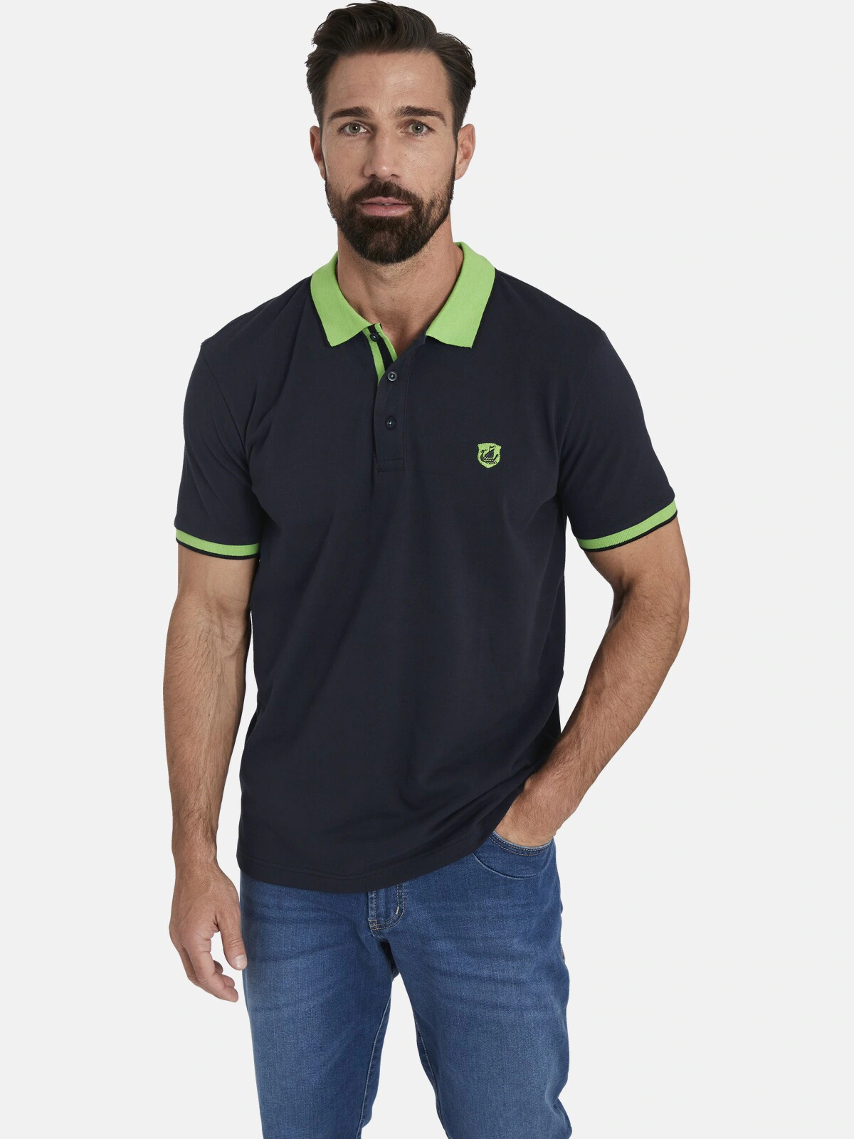 Jan Vanderstorm Poloshirt "Poloshirt LAVRANS" günstig online kaufen