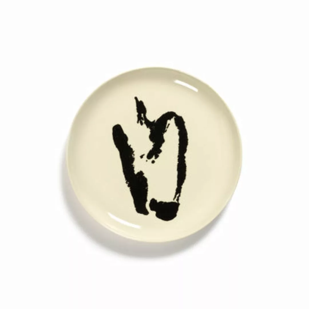 Teller Feast keramik weiß Medium / Ø 22,5 cm - Serax - Weiß günstig online kaufen