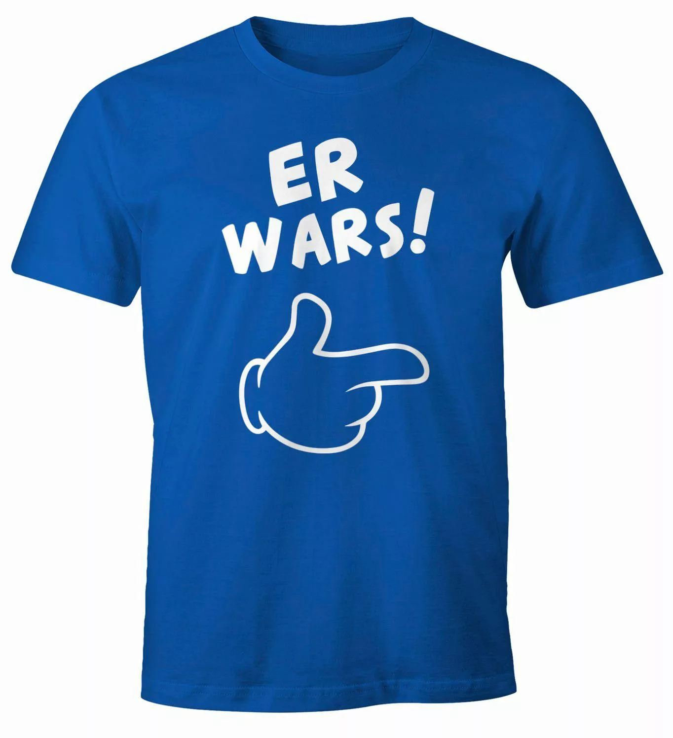 MoonWorks Print-Shirt Herren T-Shirt Er wars günstig online kaufen