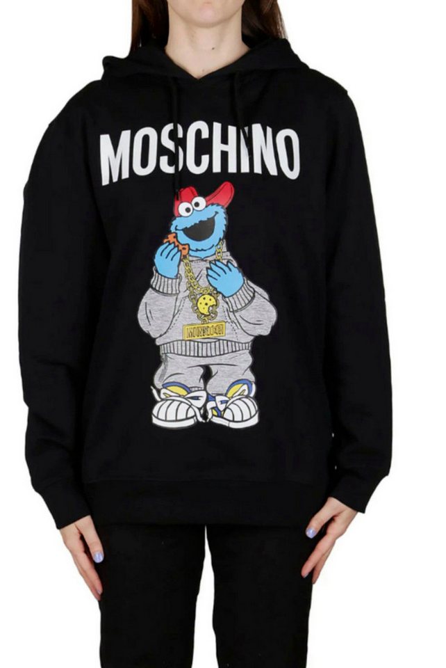 Moschino Hoodie X SESAME STREET Cookie Monster Kapuzen-Sweatshirt Hoodie Sw günstig online kaufen