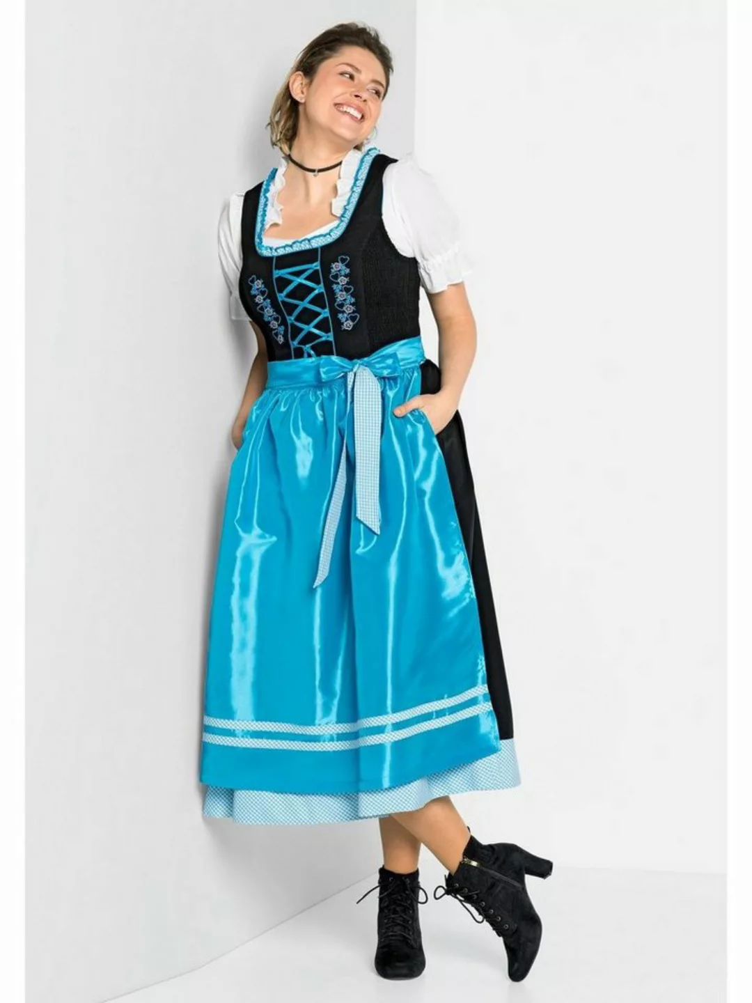 Sheego Dirndl Große Größen mit Schürze 2tlg. günstig online kaufen