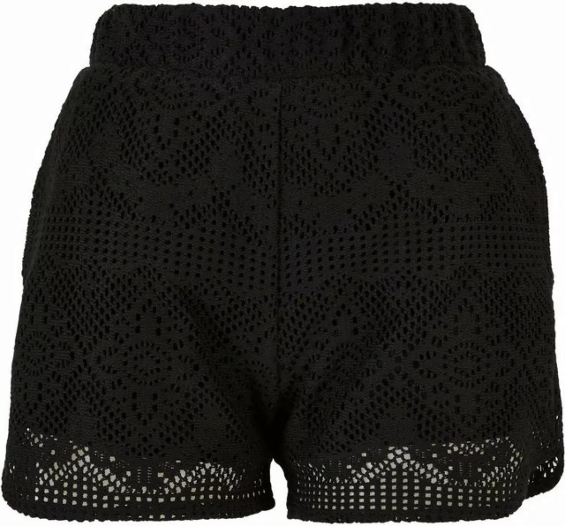 URBAN CLASSICS Stoffhose Urban Classics Damen Ladies Crochet Lace Resort Sh günstig online kaufen