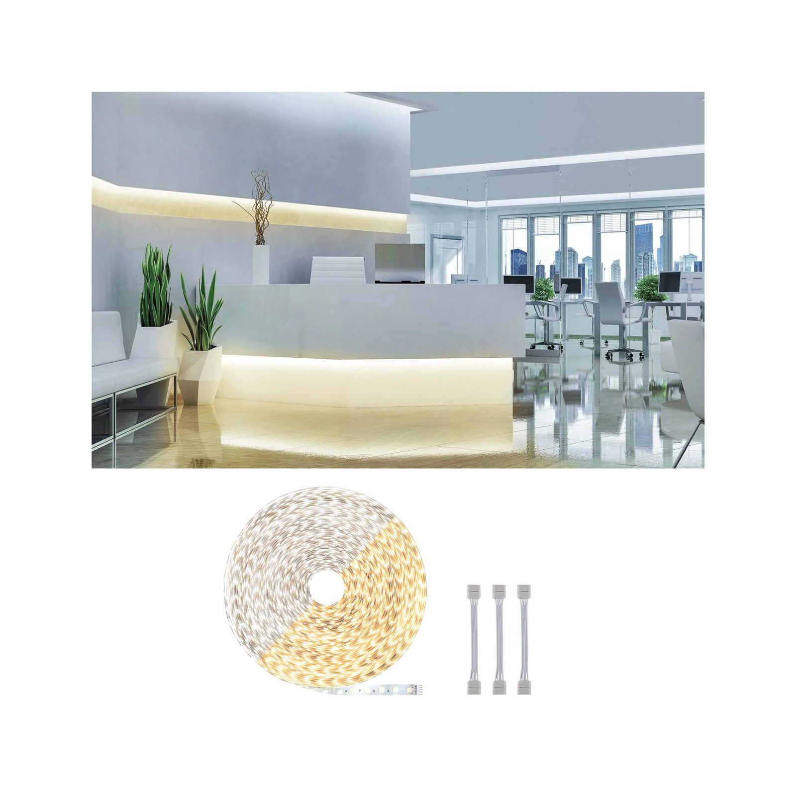 Paulmann "MaxLED 500 LED Strip Tunable White Einzelstripe inkl. Adapterkabe günstig online kaufen
