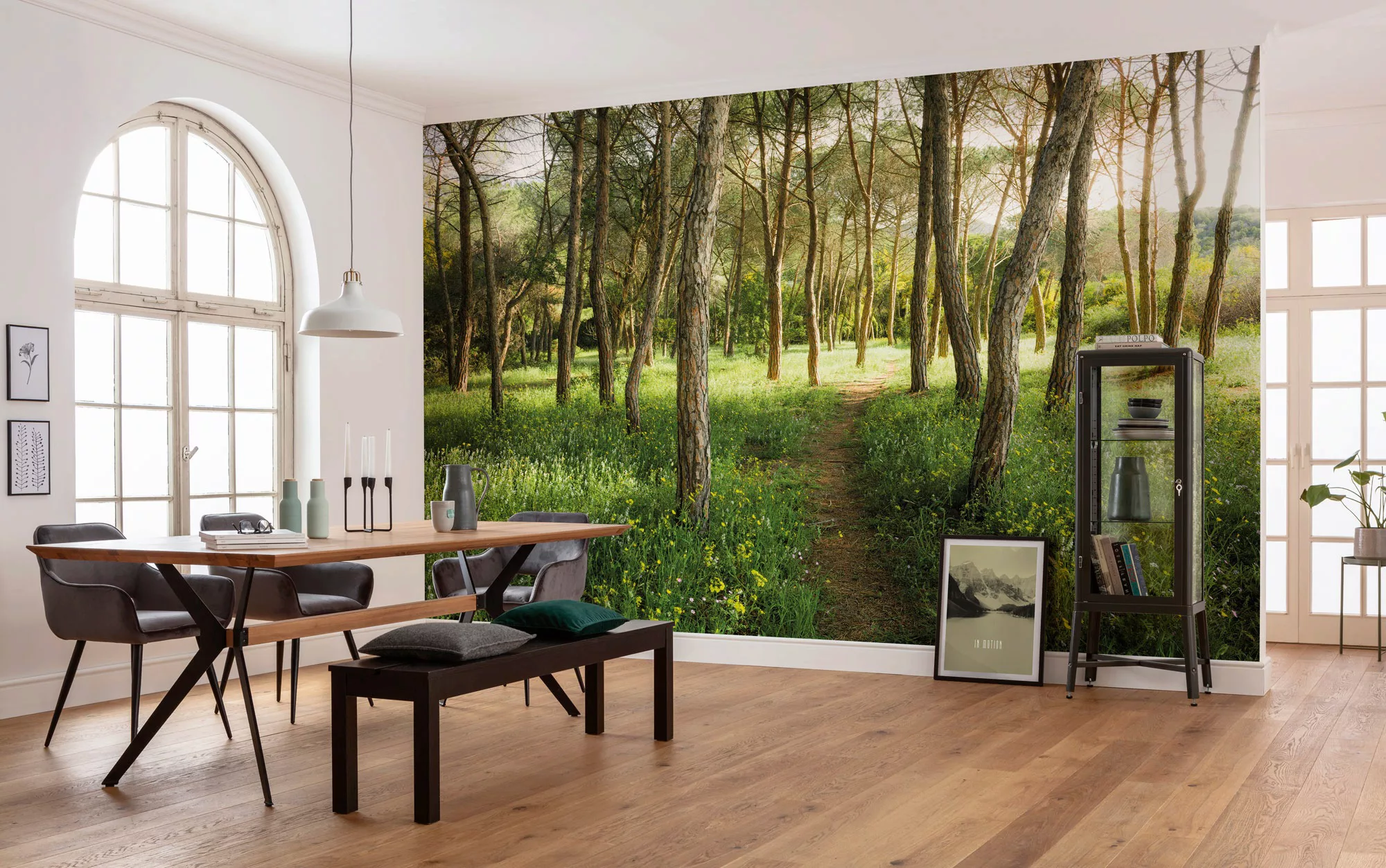 KOMAR Vlies Fototapete - Blütenzauberwald - Größe 450 x 280 cm mehrfarbig günstig online kaufen