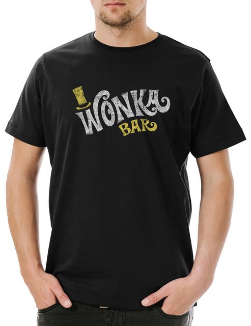 Urban Backwoods Print-Shirt Wonka Bar Herren T-Shirt Willy Schokoladenfabri günstig online kaufen