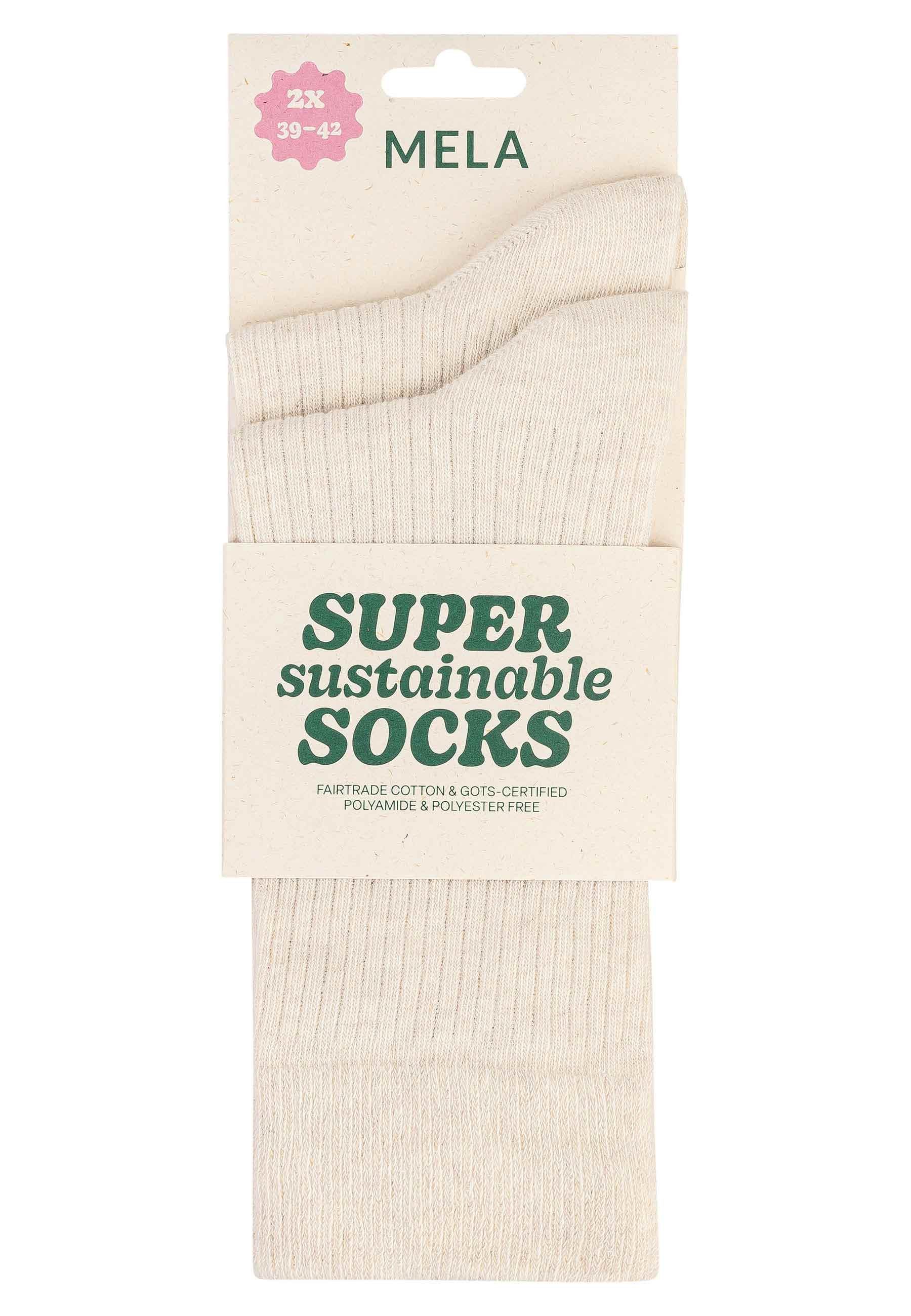 MELA Socken Unisex Gerippte Socken 2 günstig online kaufen