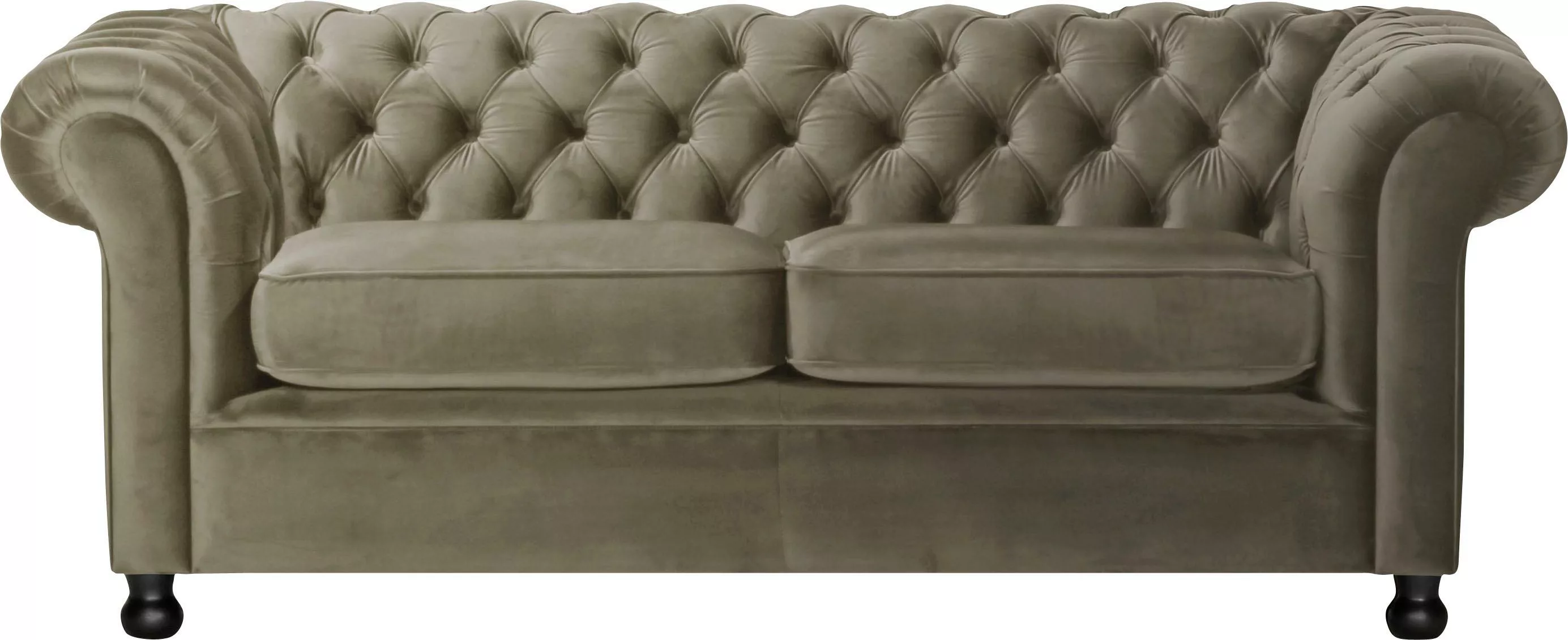 Home affaire Chesterfield-Sofa Chesterfield Home 3-Sitzer B/T/H: 192/87/75 günstig online kaufen