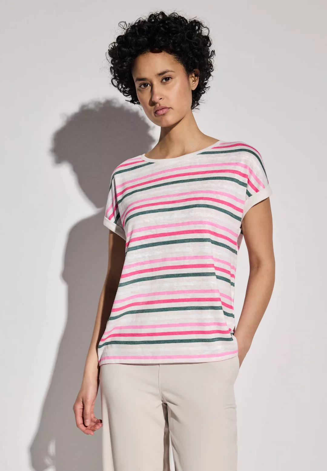 STREET ONE T-Shirt, mit Rundhalsausschnitt günstig online kaufen