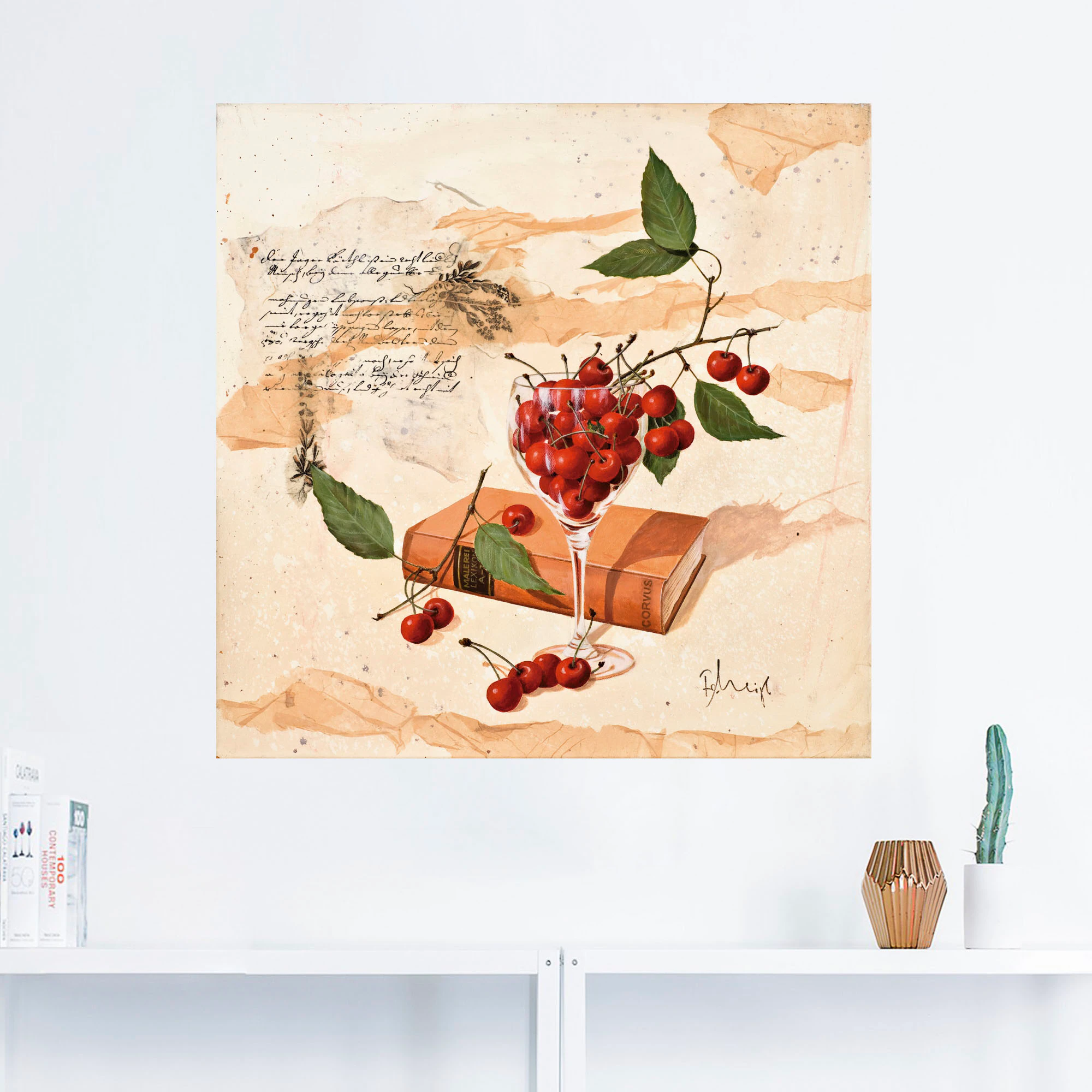 Artland Wandbild »Moderne Cosmea Variation«, Arrangements, (1 St.), als Lei günstig online kaufen