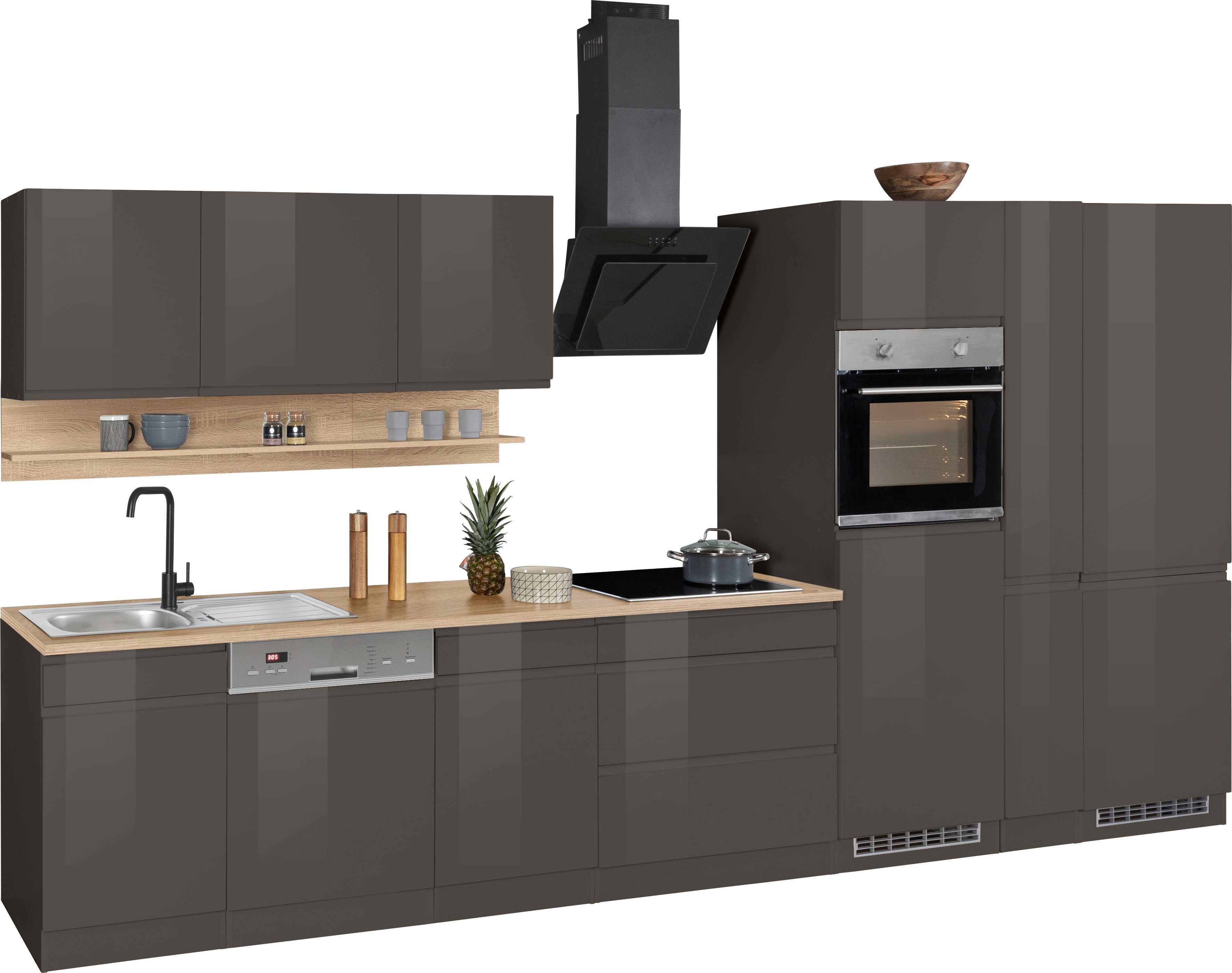 KOCHSTATION Küchenzeile KS-Virginia, Breite 390 cm, günstig online kaufen