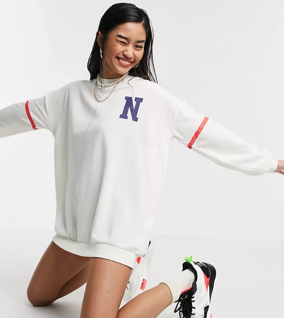 Noisy May – Exclusive – Oversize-Pullover mit „New York City“-Logo im Colle günstig online kaufen