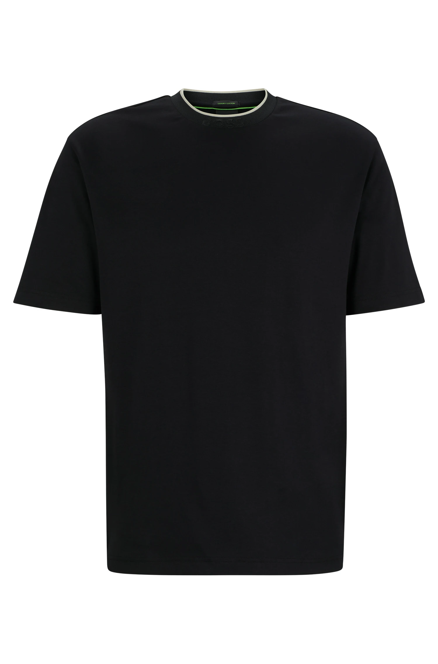 BOSS GREEN T-Shirt "Tee 7", mit BOSS Schriftzug auf dem Halsausschnitt günstig online kaufen
