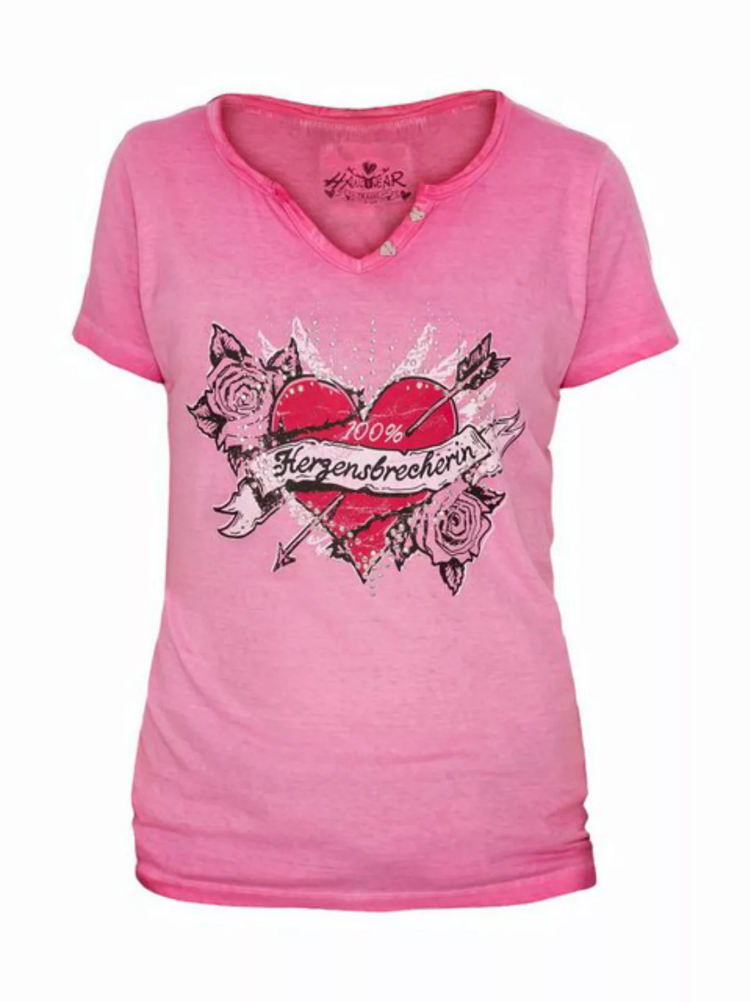 Hangowear Trachtenshirt T-Shirt ANNI pink günstig online kaufen