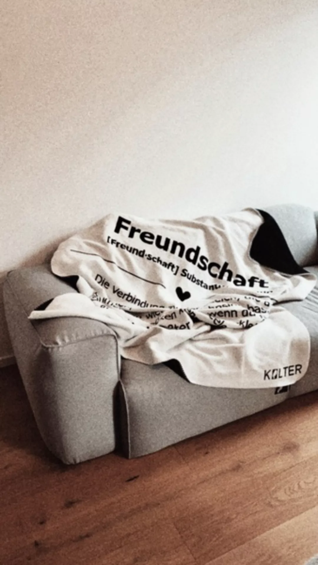 Kolter Freundschaft Kuscheldecke Wolldecke Wohndecke Decke Bio-decke Couchd günstig online kaufen