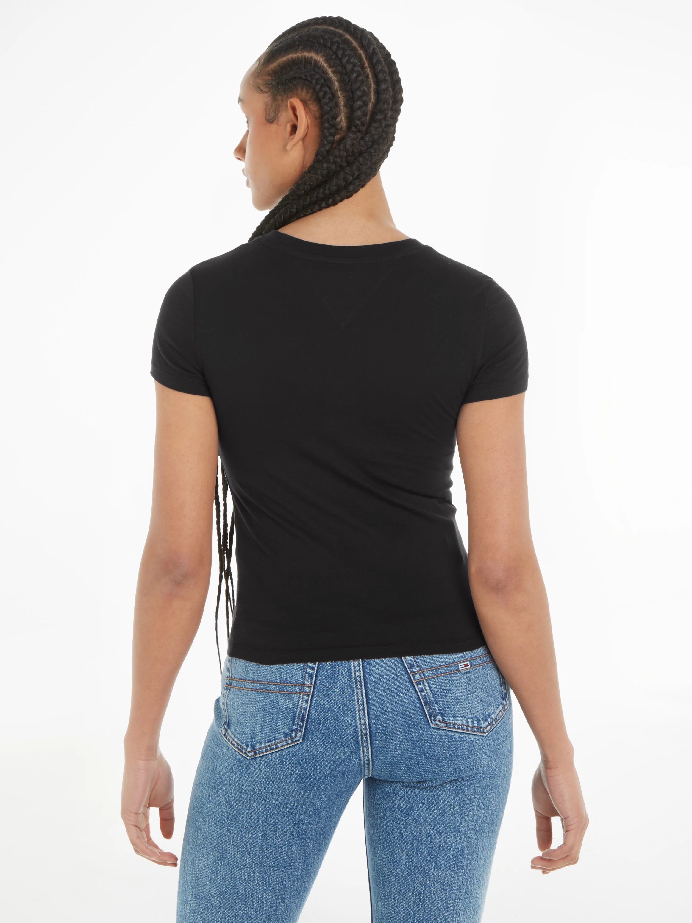 Tommy Jeans Curve T-Shirt "TJW SLIM LINEAR TEE SS EXT" günstig online kaufen