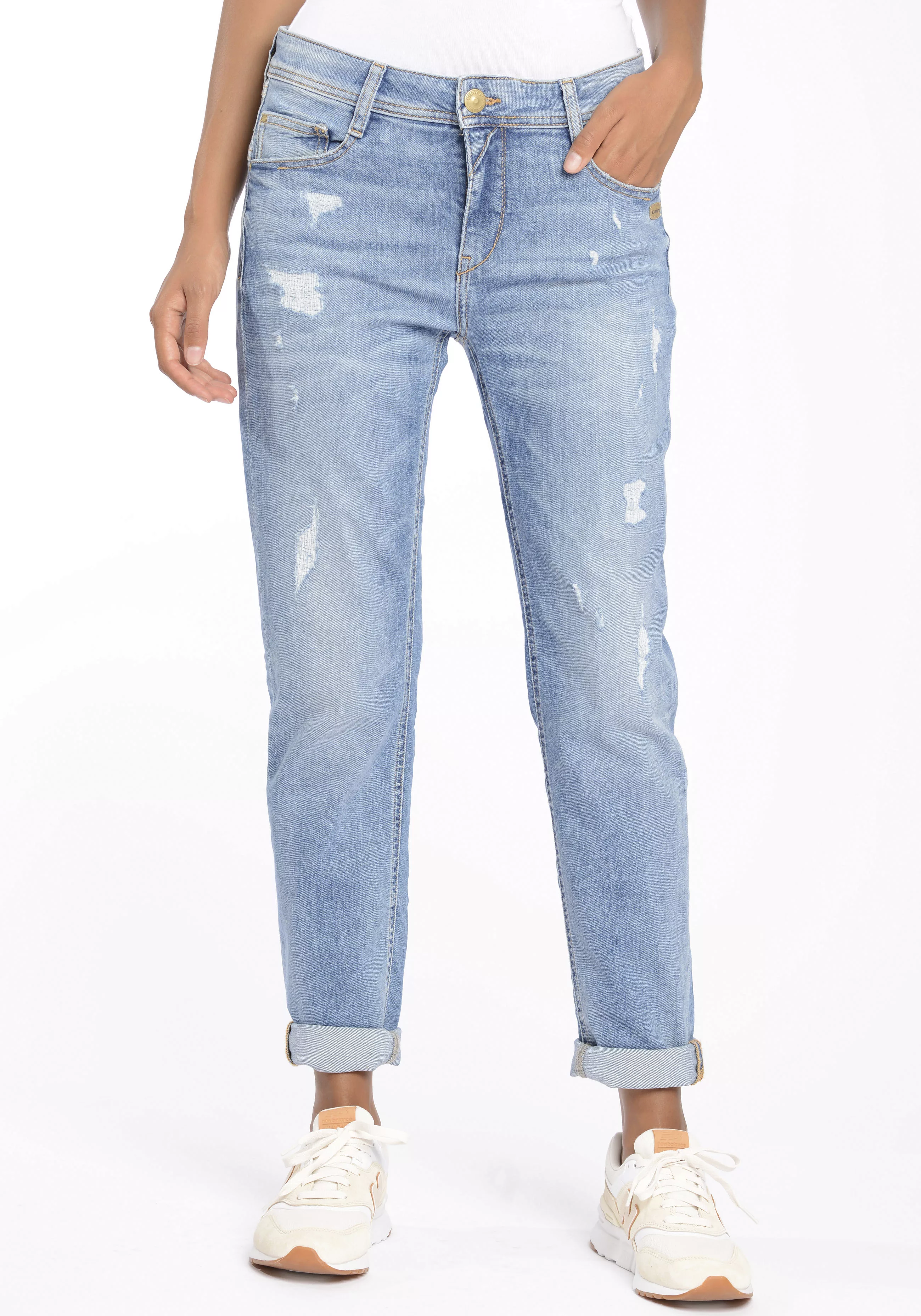 GANG Destroyed-Jeans "94AMELIE", mit Destroyed-Effekten günstig online kaufen