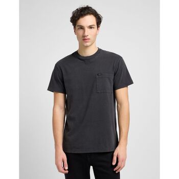 Lee  T-Shirts & Poloshirts LL02FPON POCKET TEE-WASHED BLACK günstig online kaufen
