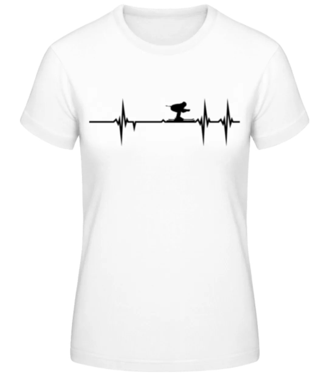 Ski Herzschlag · Frauen Basic T-Shirt günstig online kaufen