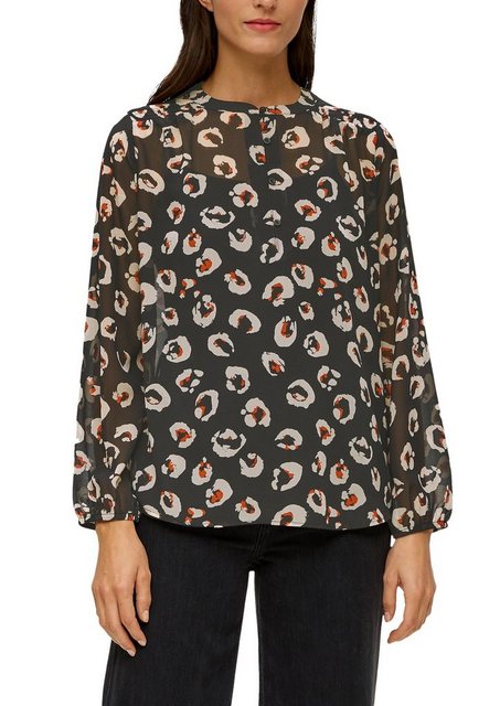 s.Oliver Druckbluse mit auffälligem Printmuster günstig online kaufen