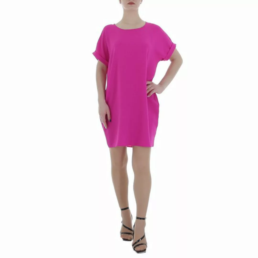Ital-Design Tunikakleid Damen Freizeit (86164446) Kreppoptik/gesmokt Kleid günstig online kaufen