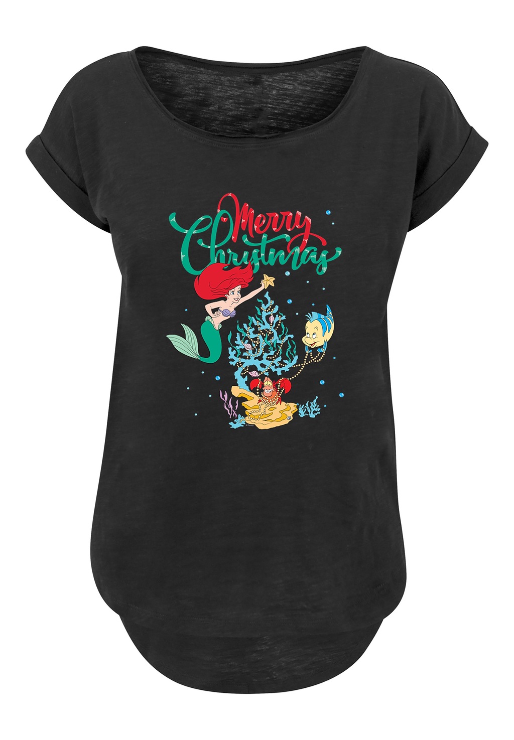 F4NT4STIC T-Shirt "Disney Arielle die Meerjungfrau Merry Christmas", Print günstig online kaufen