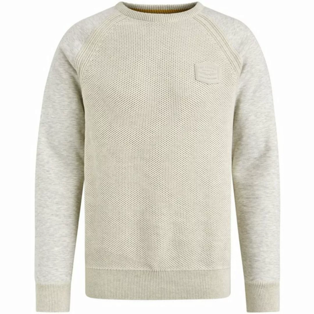 PME Legend Sweater Knit Sweat Ecru - Größe 3XL günstig online kaufen