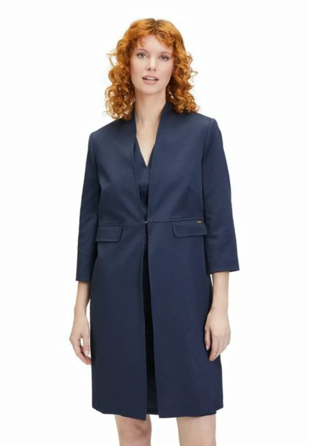 Betty&Co Longblazer mit Jacquard Nahtführung günstig online kaufen