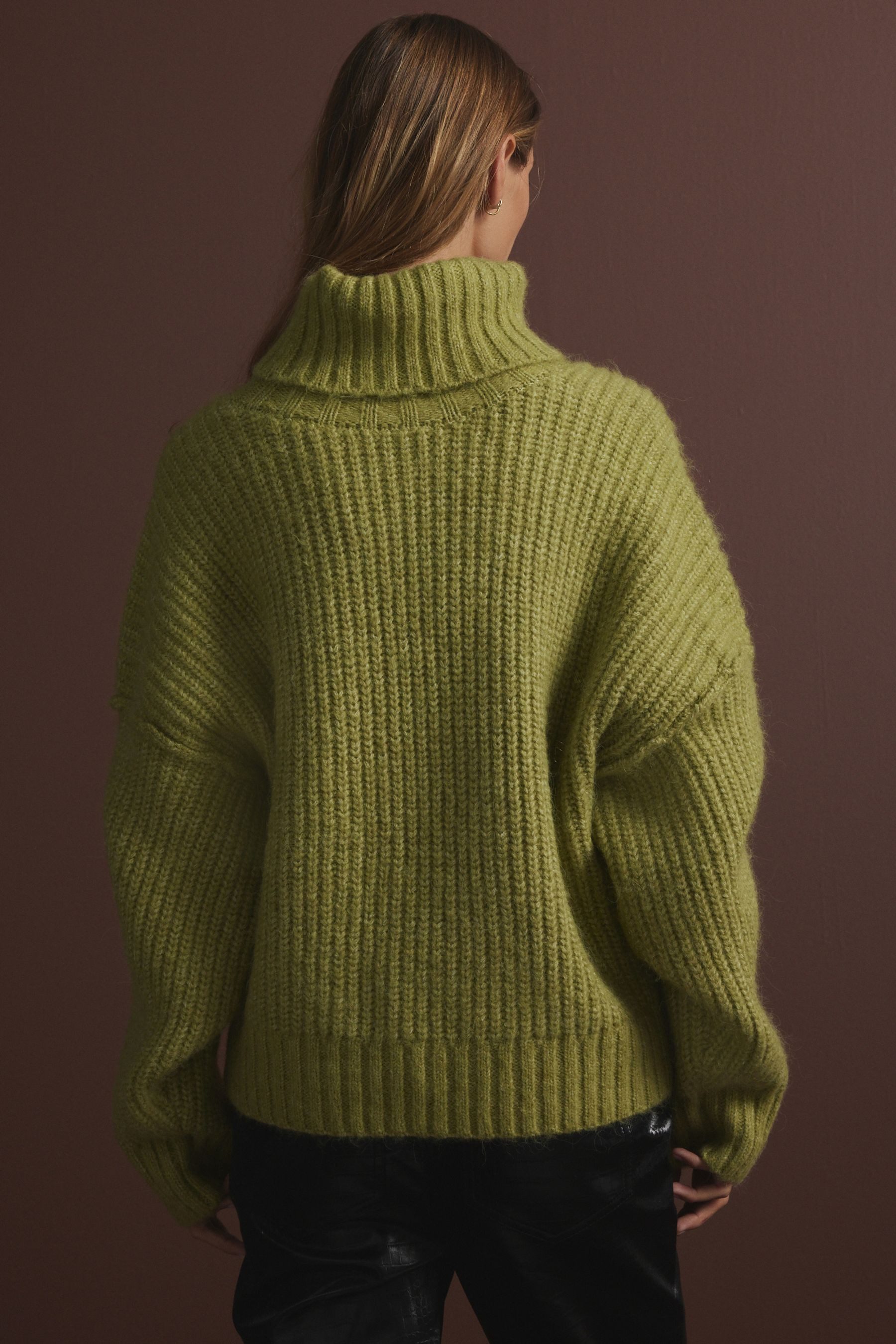 Next Rollkragenpullover Grobgestrickter Rollkragenpullover mit Alpaka günstig online kaufen