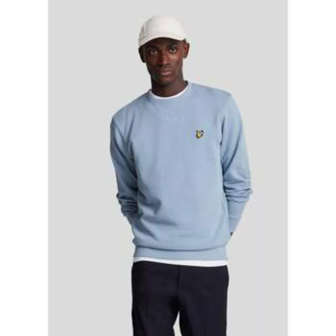 Lyle & Scott  Pullover Crew neck sweatshirt - crafted blue günstig online kaufen