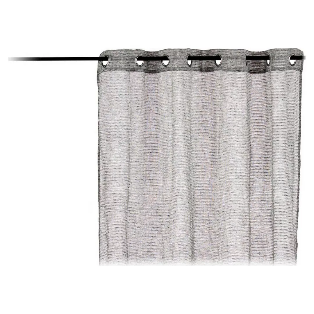 Vorhang Visillo Grau Polyester (140 X 260 Cm) günstig online kaufen