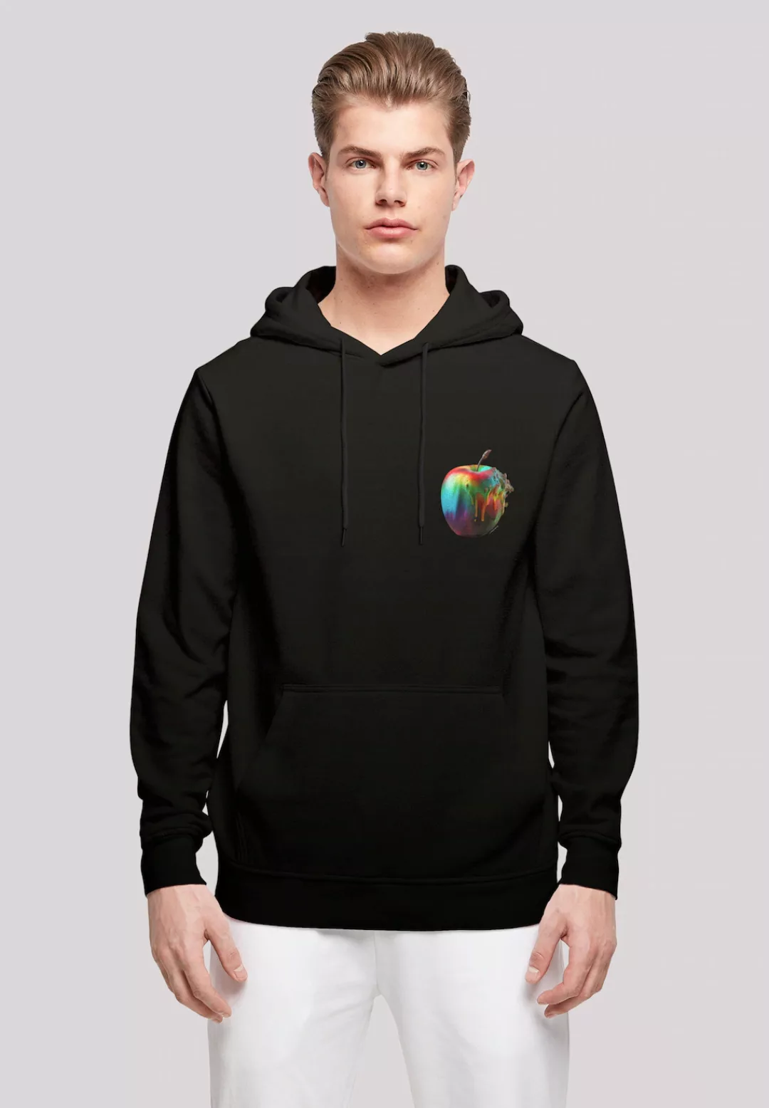 F4NT4STIC Kapuzenpullover "Colorfood Collection - Rainbow Apple", Print günstig online kaufen