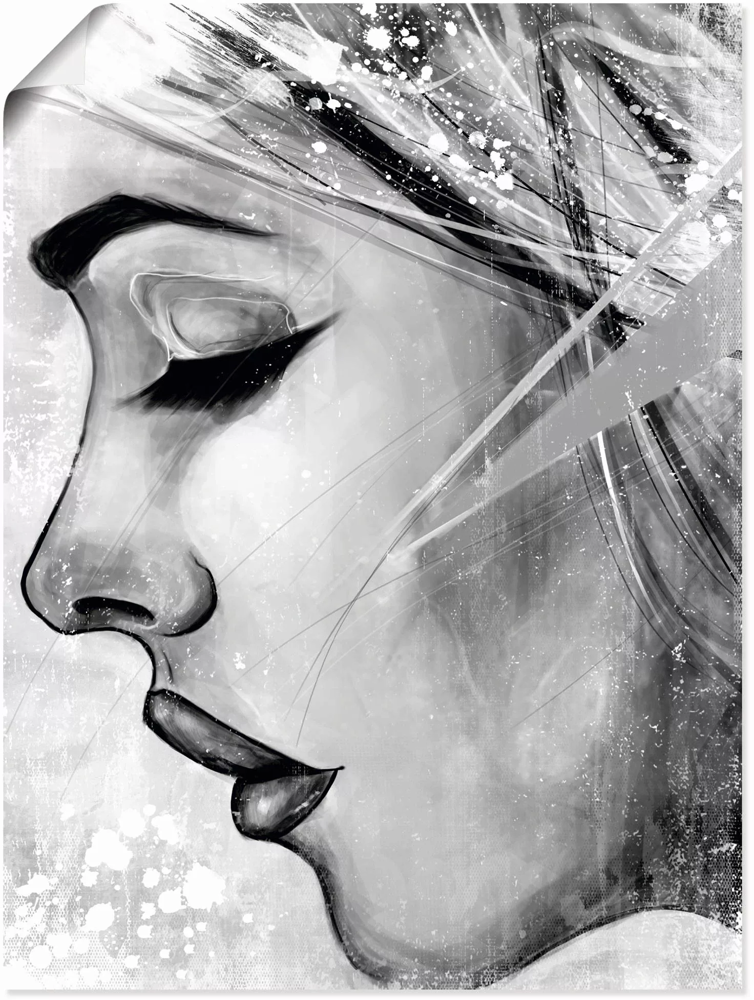 Artland Wandbild "By my side", Portrait, (1 St.), als Leinwandbild, Poster günstig online kaufen