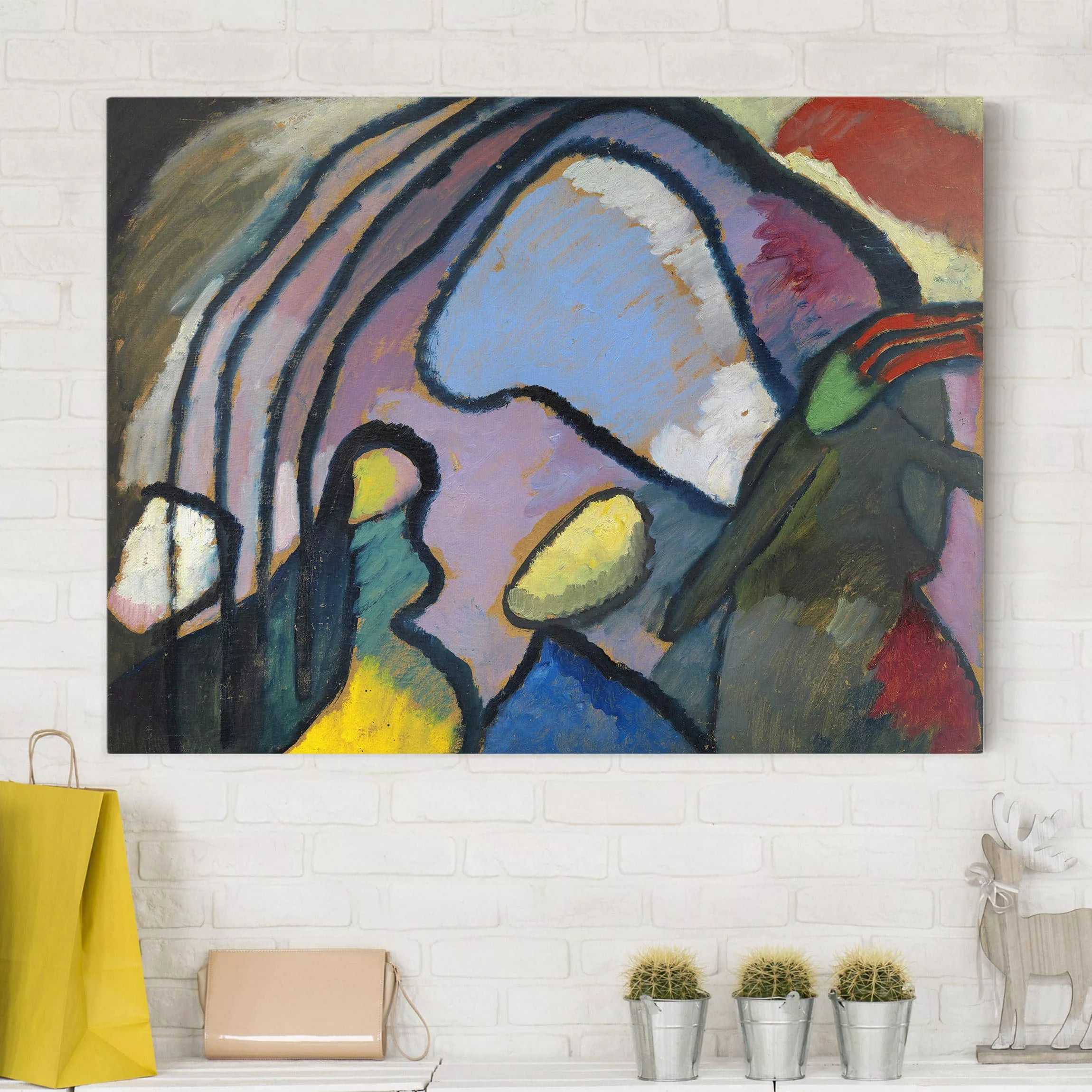 Leinwandbild Kunstdruck - Querformat Wassily Kandinsky - Improvisation günstig online kaufen