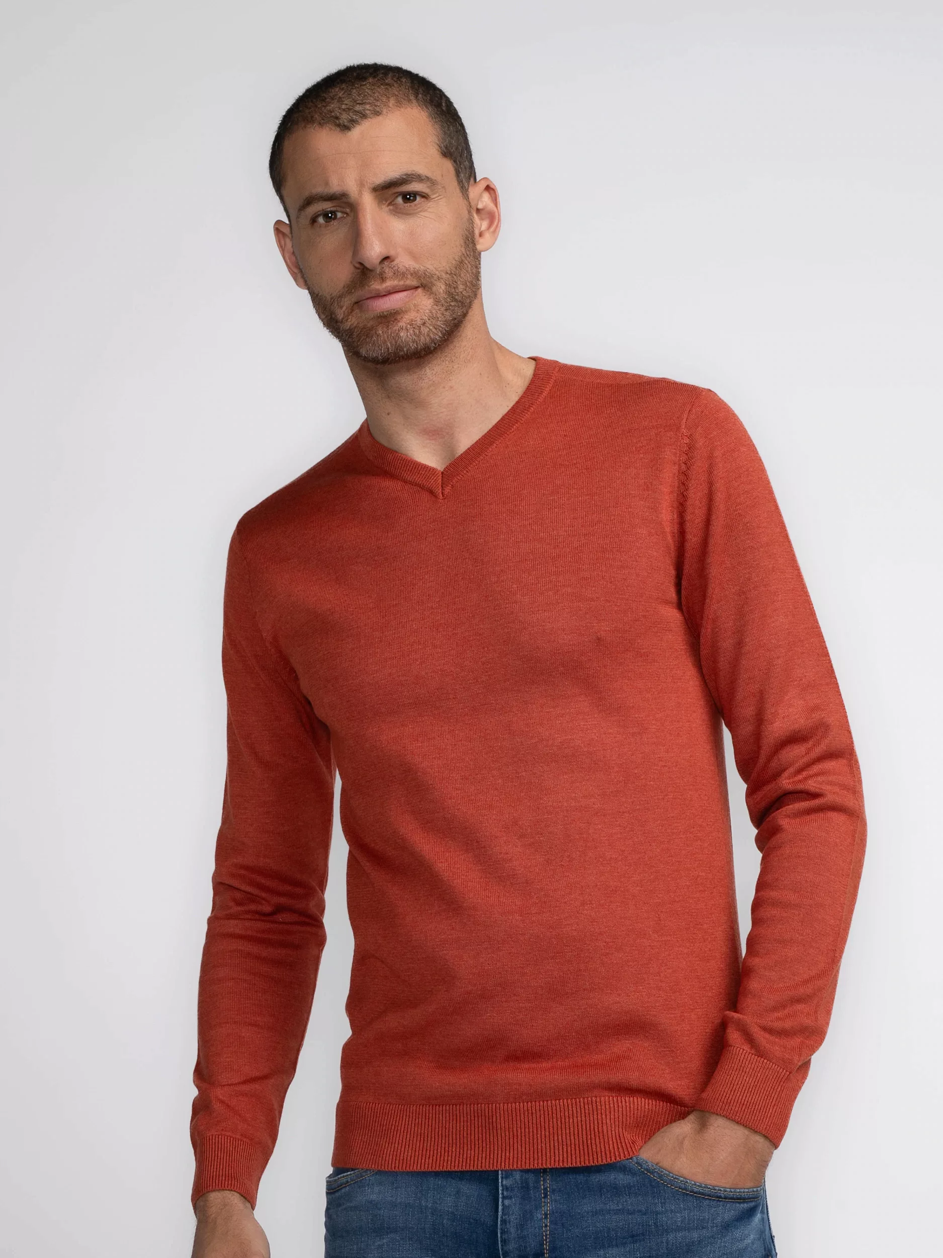 Petrol Industries V-Ausschnitt-Pullover "Men Knitwear V-Neck Basic" günstig online kaufen