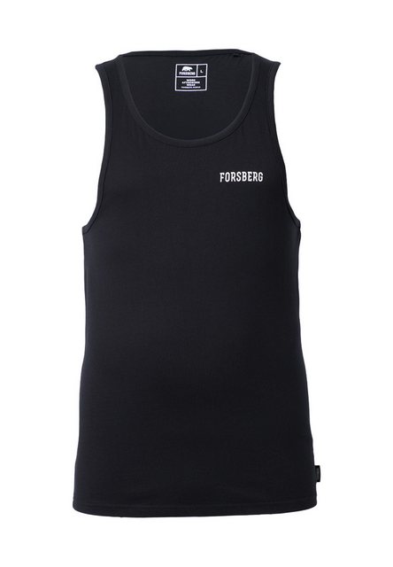 FORSBERG T-Shirt Tanktop mit Logo auf Brust und Rücken günstig online kaufen