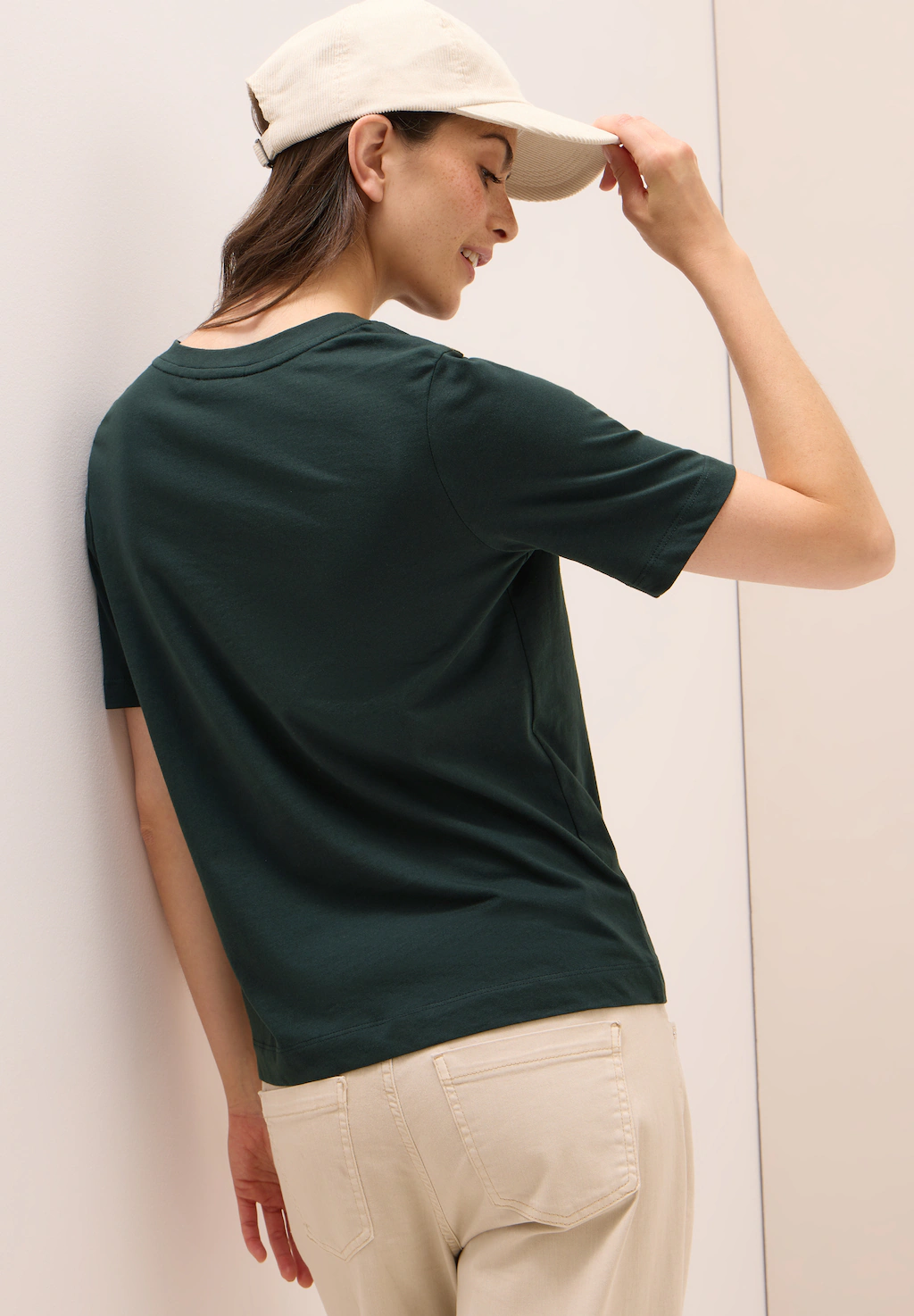 Cecil T-Shirt, mit Wording Artwork günstig online kaufen