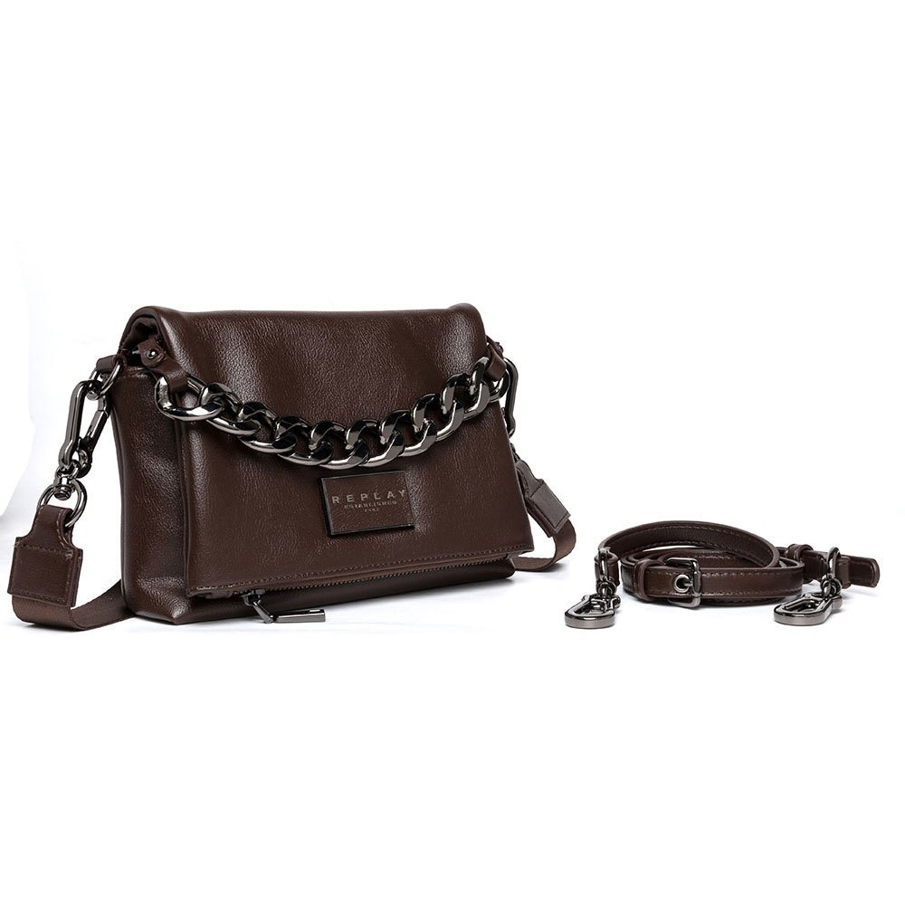 Replay Fw3165.000.a0437 Ledertasche One Size Brown Cocoa günstig online kaufen