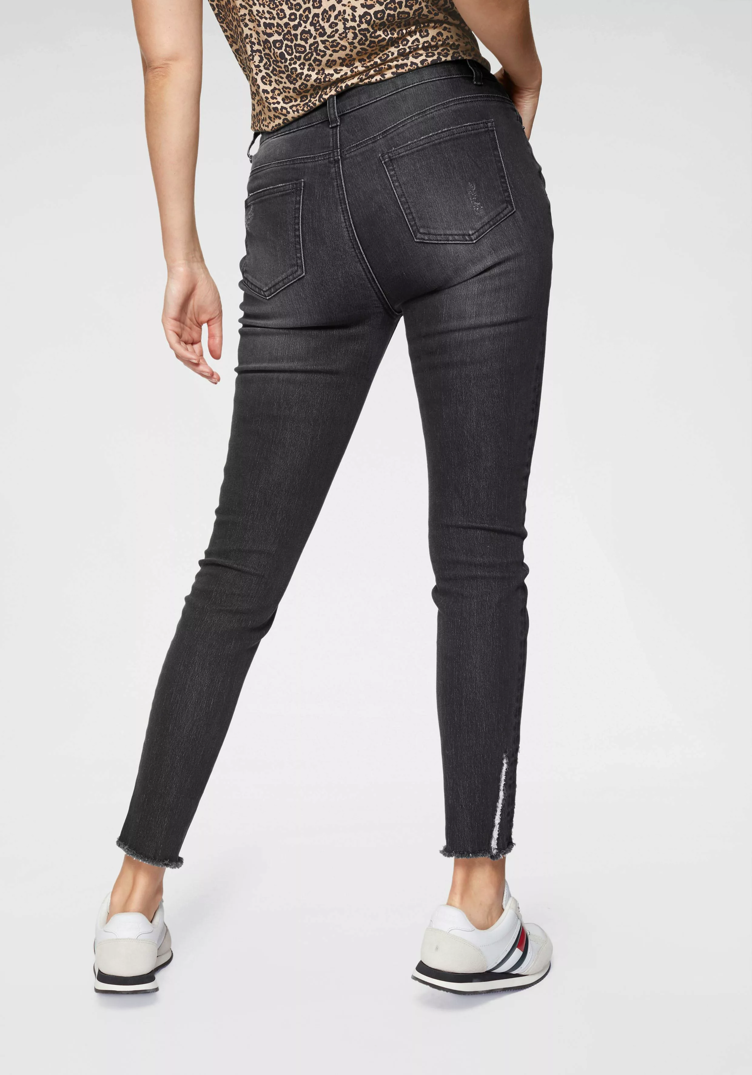 Aniston CASUAL Skinny-fit-Jeans mit Destroyed-Effekt günstig online kaufen