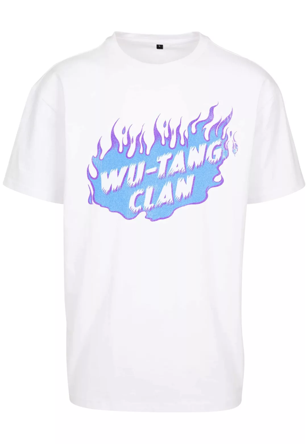 MisterTee Kurzarmshirt "Herren Wu-Tang Clan Wu Cloud Oversize Tee", (1 tlg. günstig online kaufen