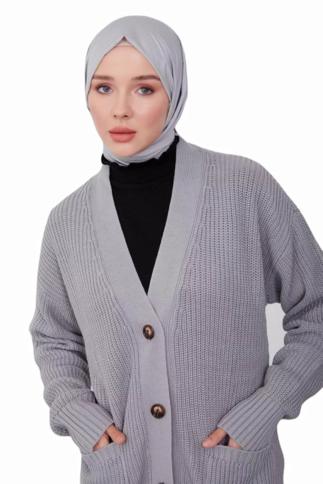 ARMİNE Longstrickjacke Armine Strickjacken für Damen, Hochwertige Schmucklo günstig online kaufen