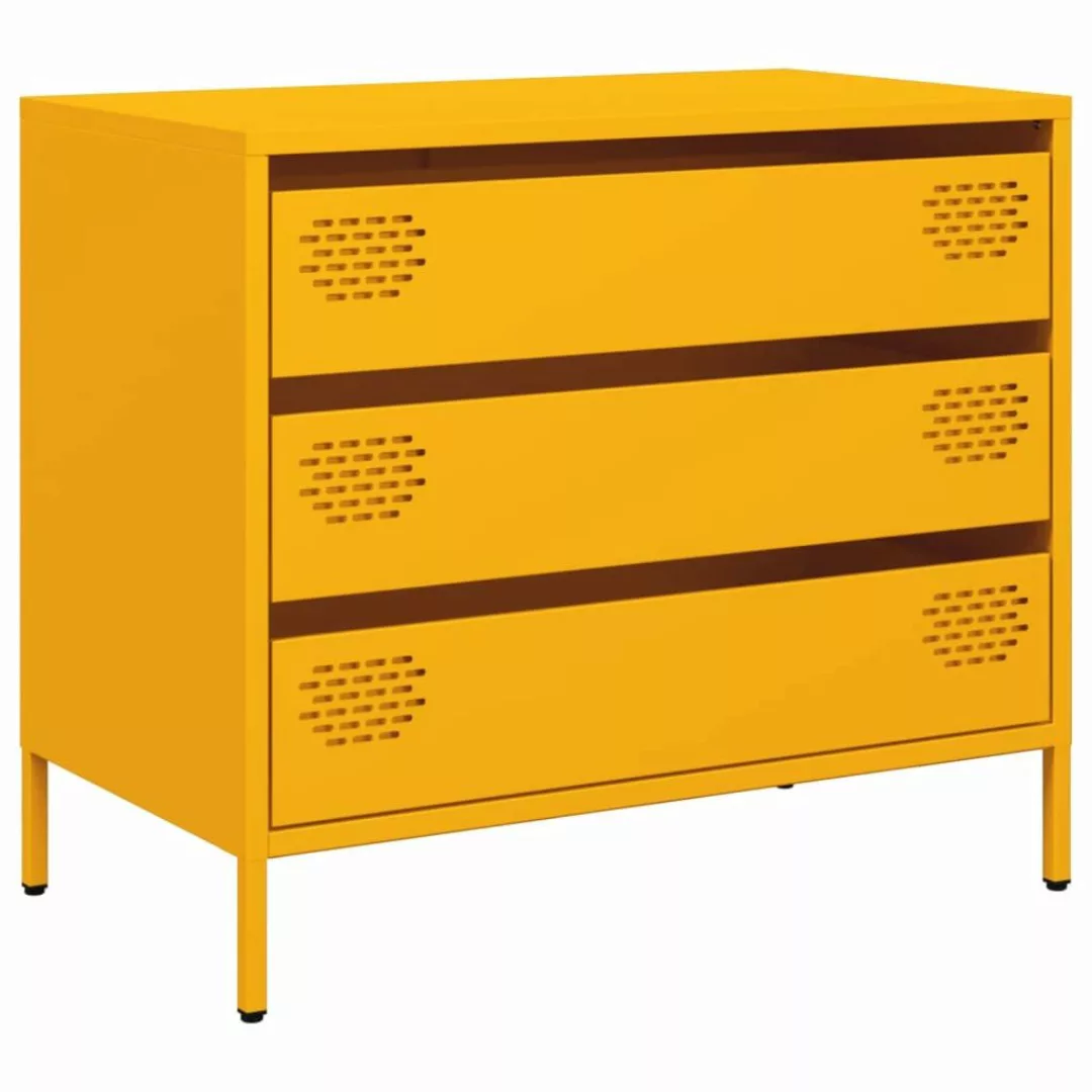 vidaXL Sideboard Sideboard Senfgelb 68x39x58,5 cm günstig online kaufen