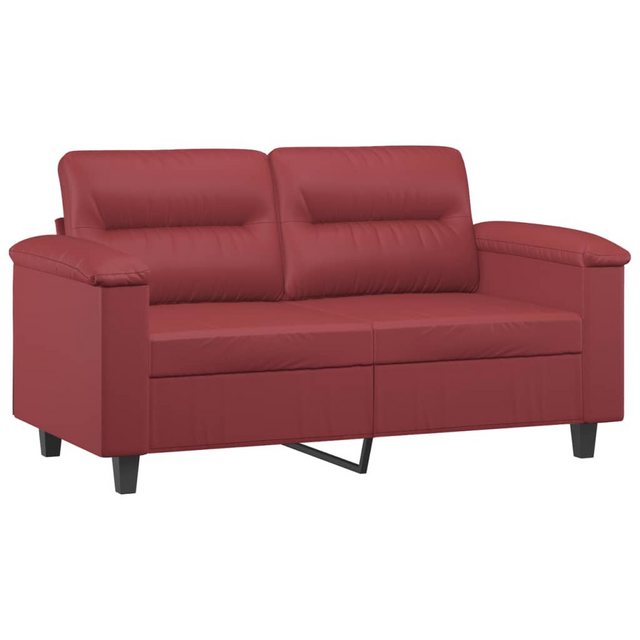 vidaXL Sofa, 2-Sitzer-Sofa Weinrot 120 cm Kunstleder günstig online kaufen