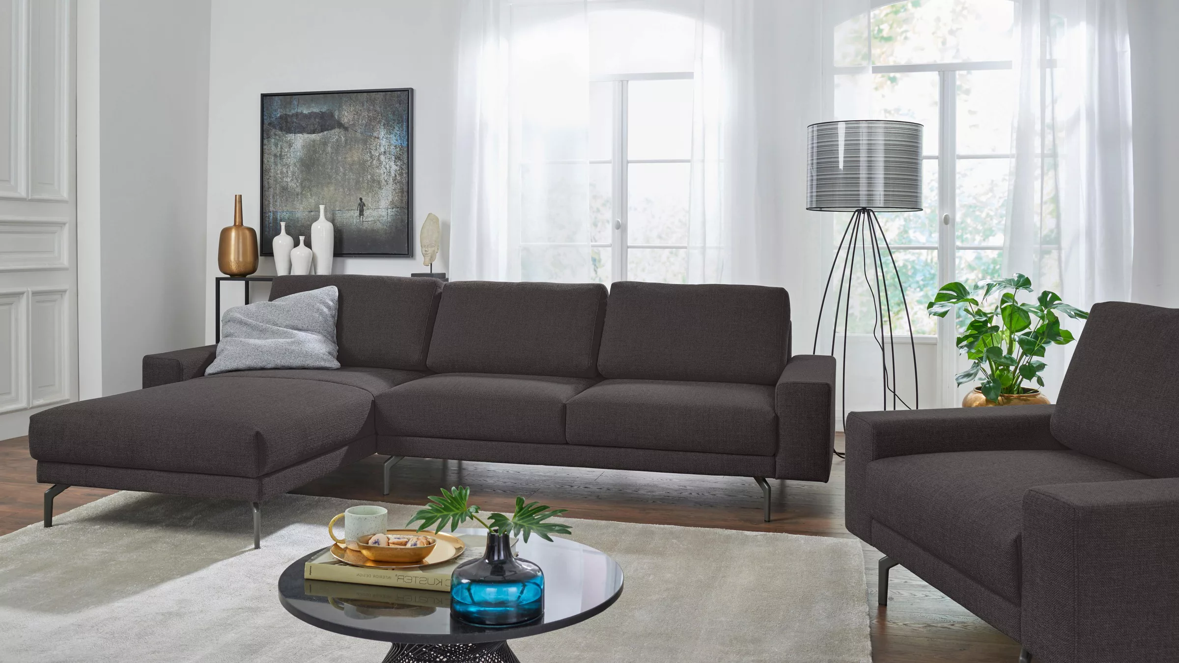 Creation BY ROLF BENZ Ecksofa »CR.450, Designecksofa, L-Form«, Armlehne bre günstig online kaufen