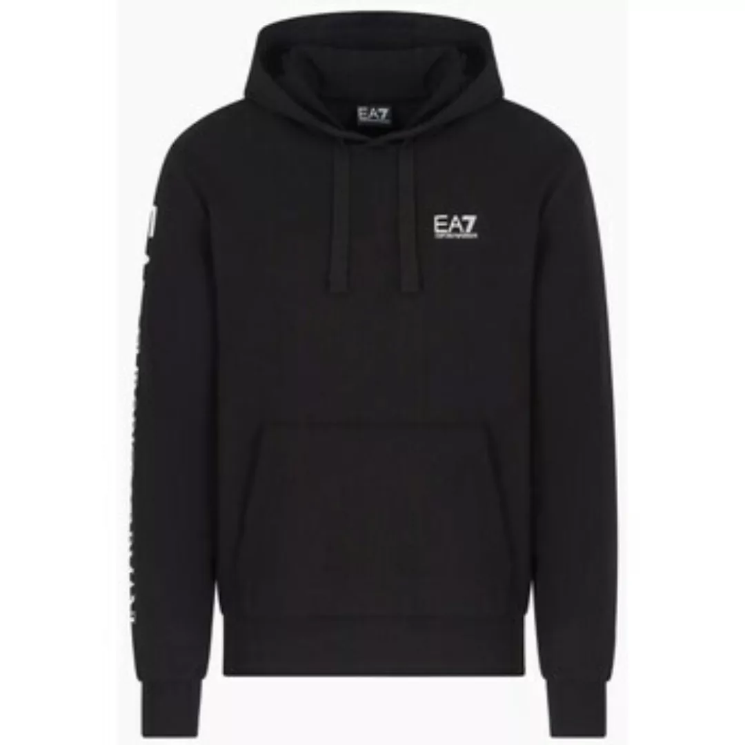 Emporio Armani EA7  Sweatshirt Brust-Logo Pullover Hoodie günstig online kaufen