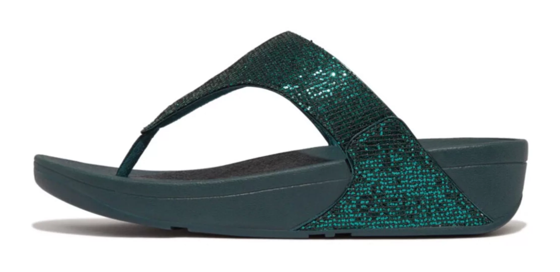 Fitflop Dianette "Lulu Glitterball Toe Thong", Badeschuh, Pantolette, Sanda günstig online kaufen